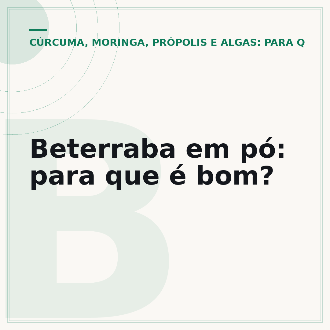 Beterraba em pó: para que é bom?