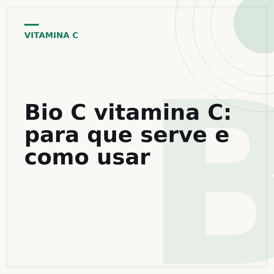 Bio C vitamina C: para que serve e como usar