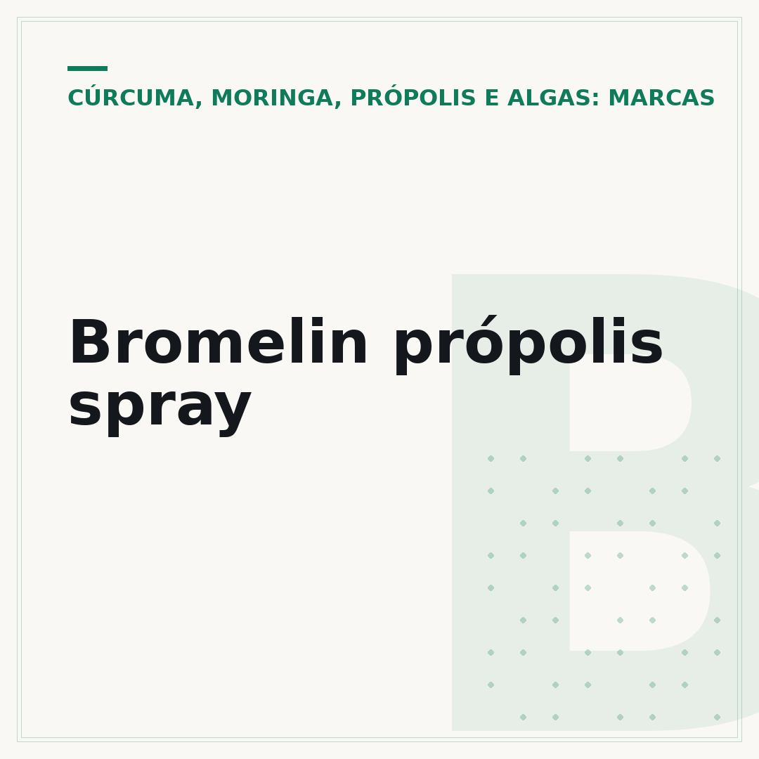 Bromelin própolis spray