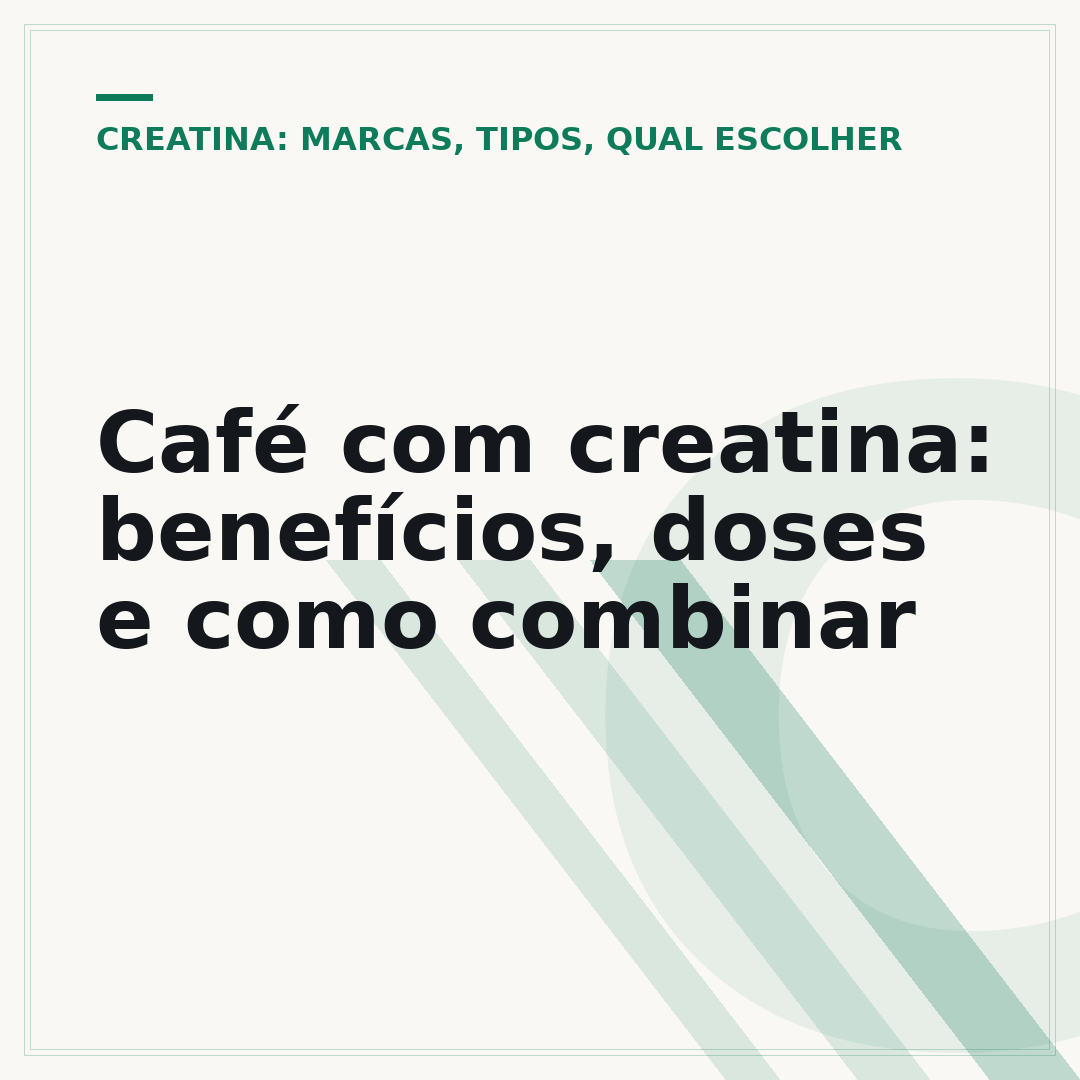 Café com creatina: benefícios, doses e como combinar
