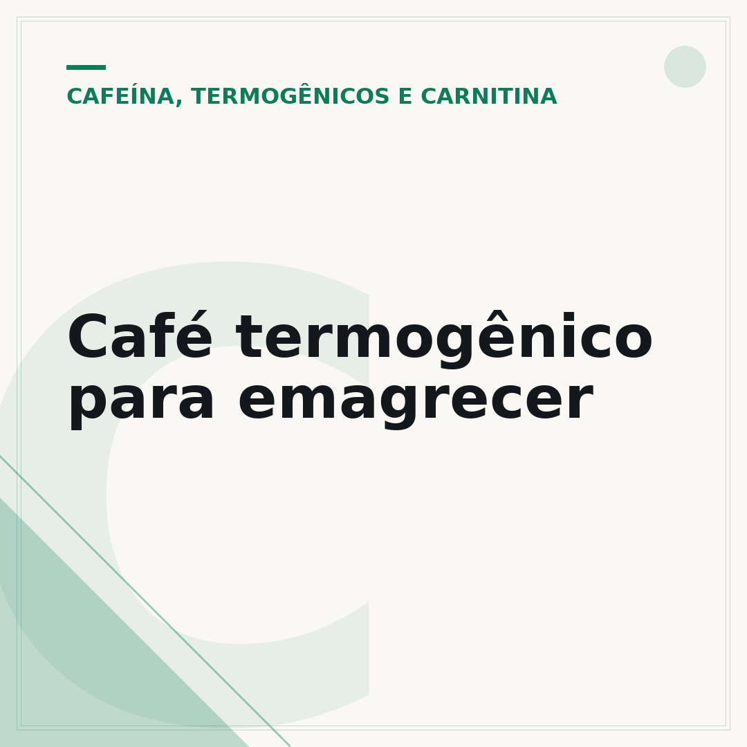 Café termogênico para emagrecer