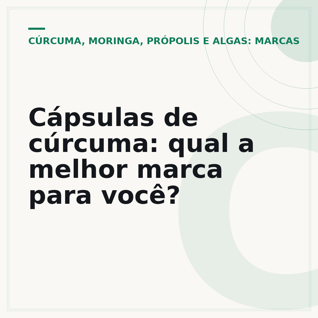 Cápsulas de cúrcuma: qual a melhor marca para você?