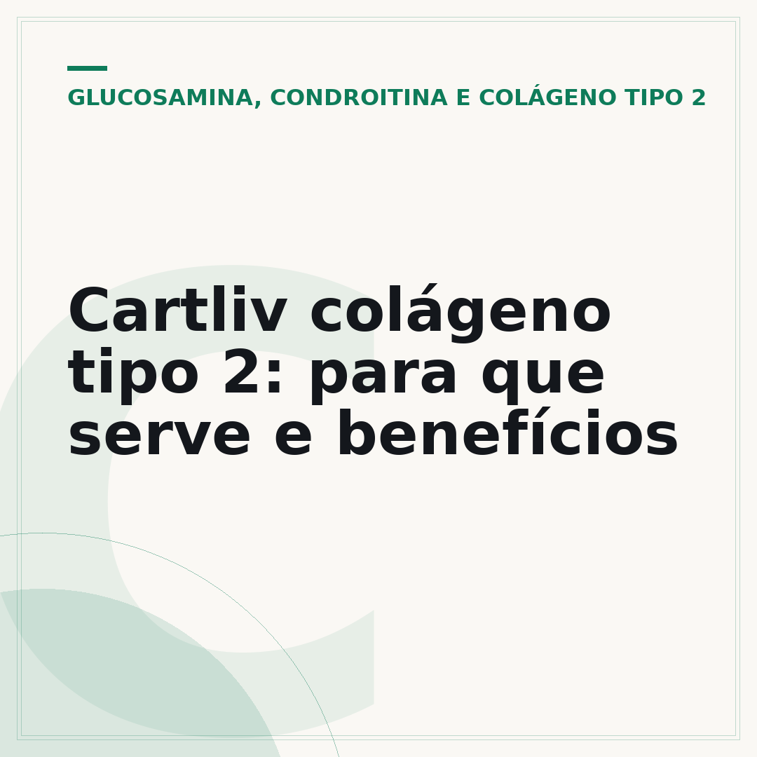 Cartliv colágeno tipo 2: para que serve e benefícios