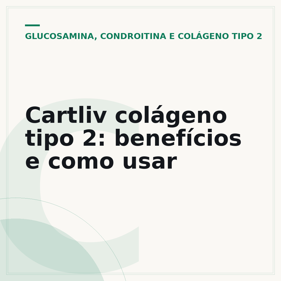 Cartliv colágeno tipo 2: benefícios e como usar