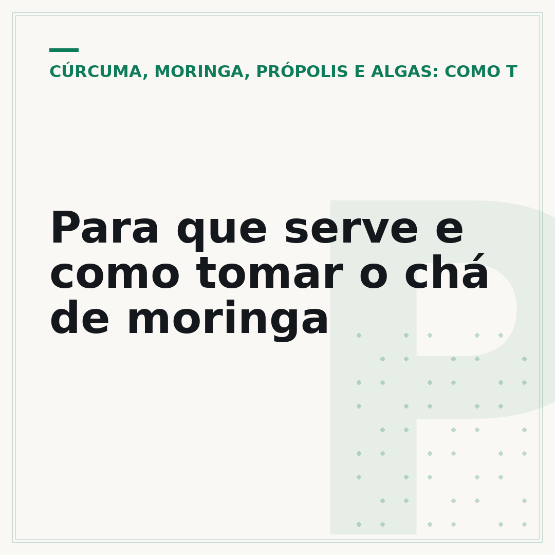Para que serve e como tomar o chá de moringa