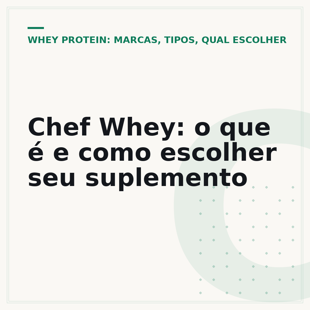 Chef Whey: o que é e como escolher seu suplemento