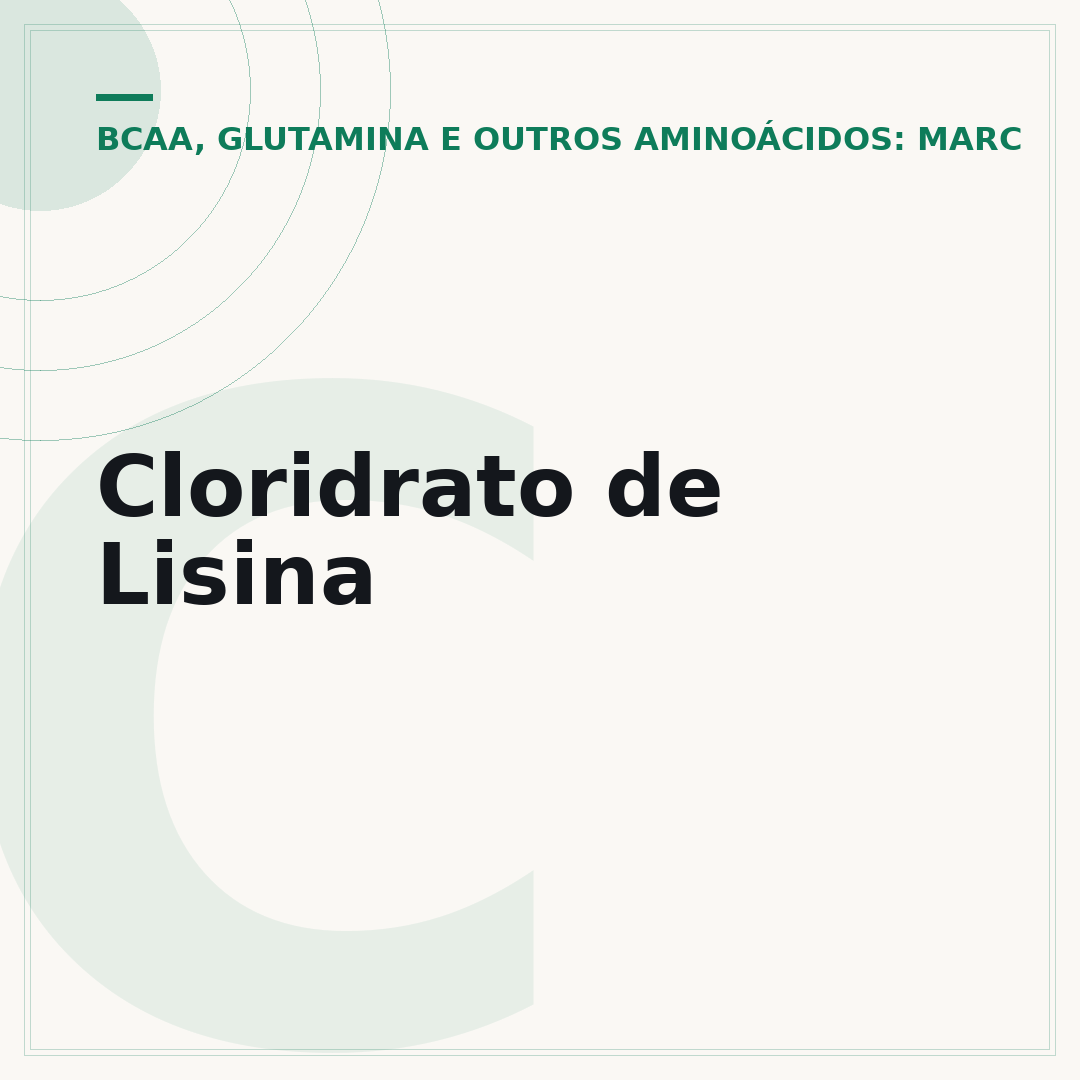 Cloridrato de Lisina