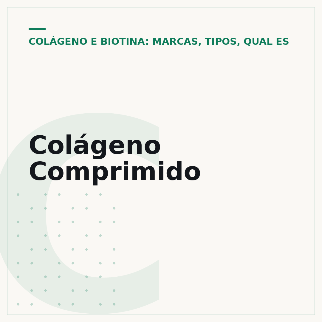Colágeno Comprimido