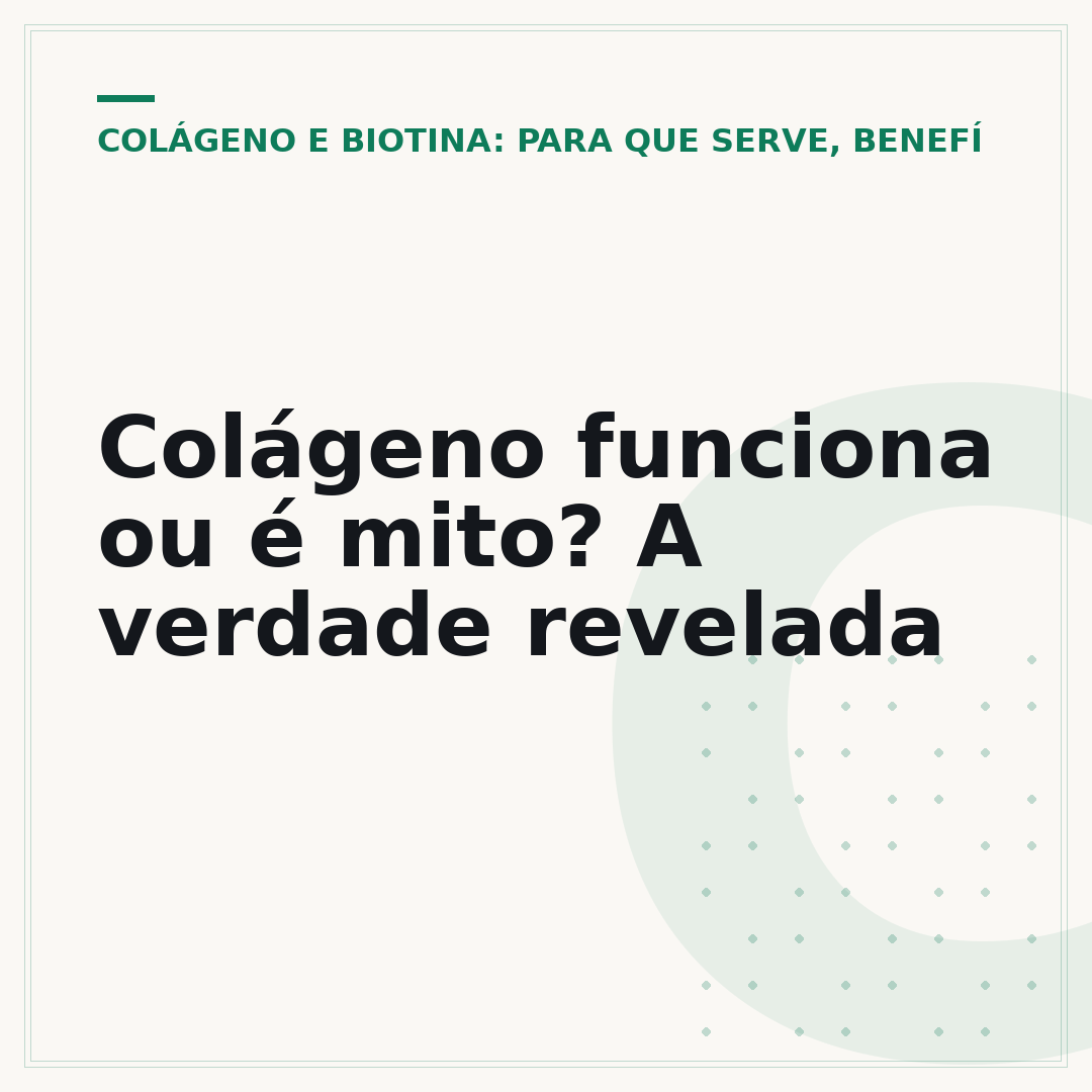 Colágeno funciona ou é mito? A verdade revelada