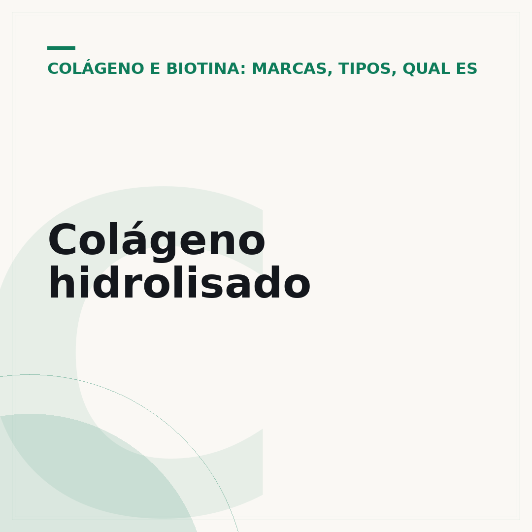 Colágeno hidrolisado