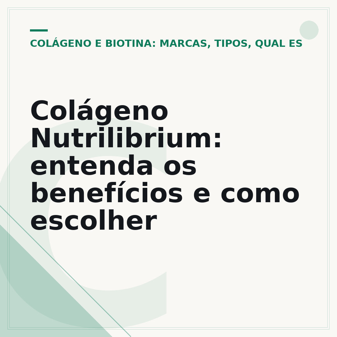 Colágeno Nutrilibrium: entenda os benefícios e como escolher