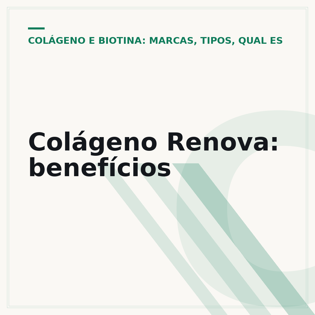 Colágeno Renova: benefícios