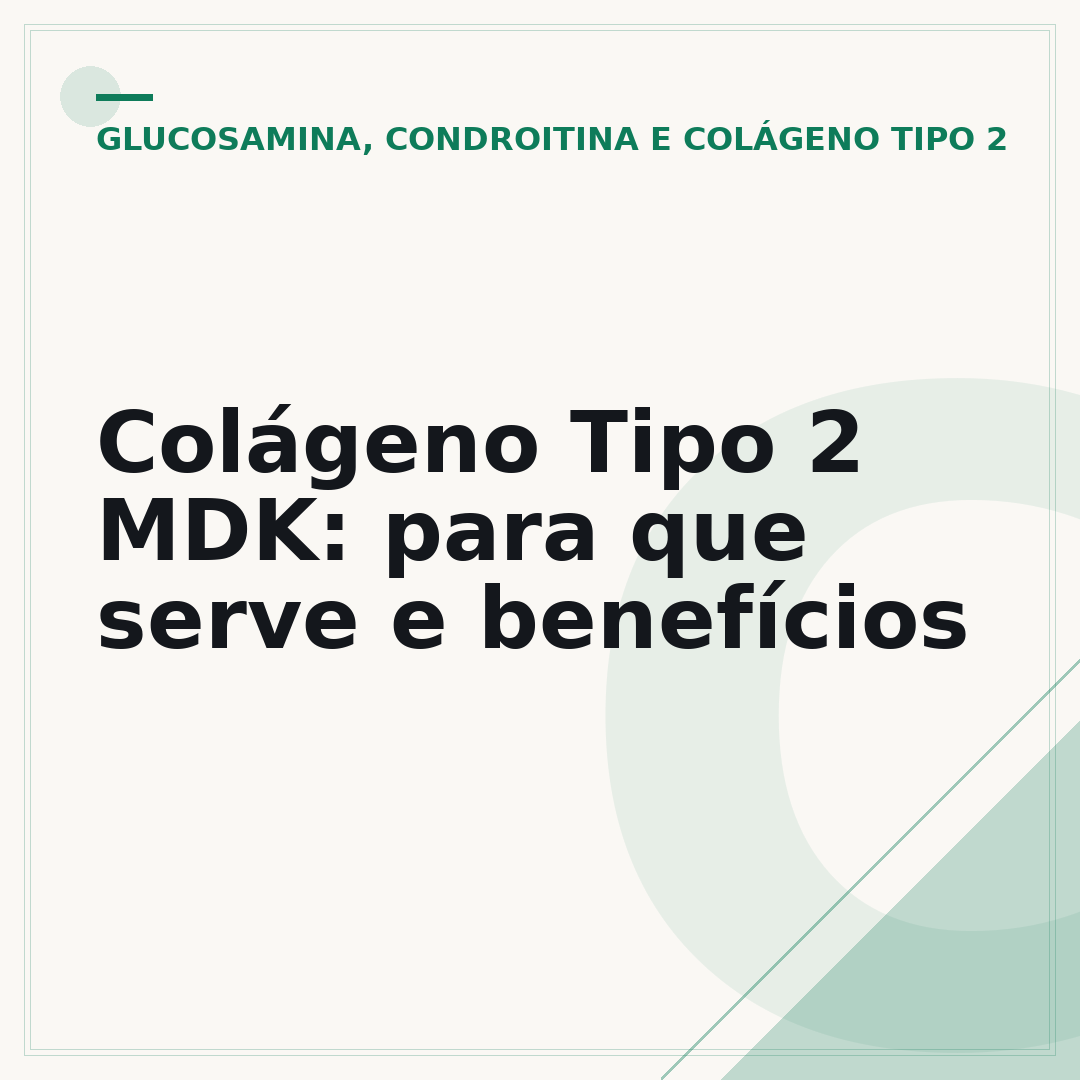 Colágeno Tipo 2 MDK: para que serve e benefícios