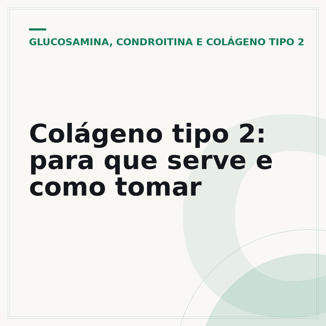 Colágeno tipo 2: para que serve e como tomar
