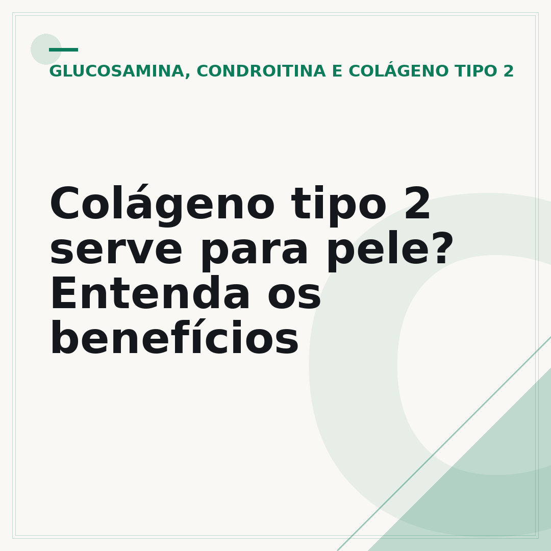 Colágeno tipo 2 serve para pele? Entenda os benefícios