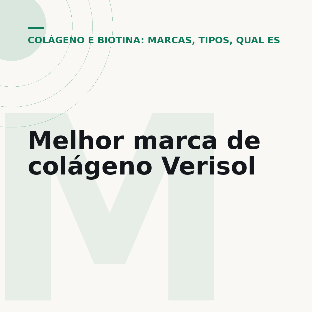 Melhor marca de colágeno Verisol