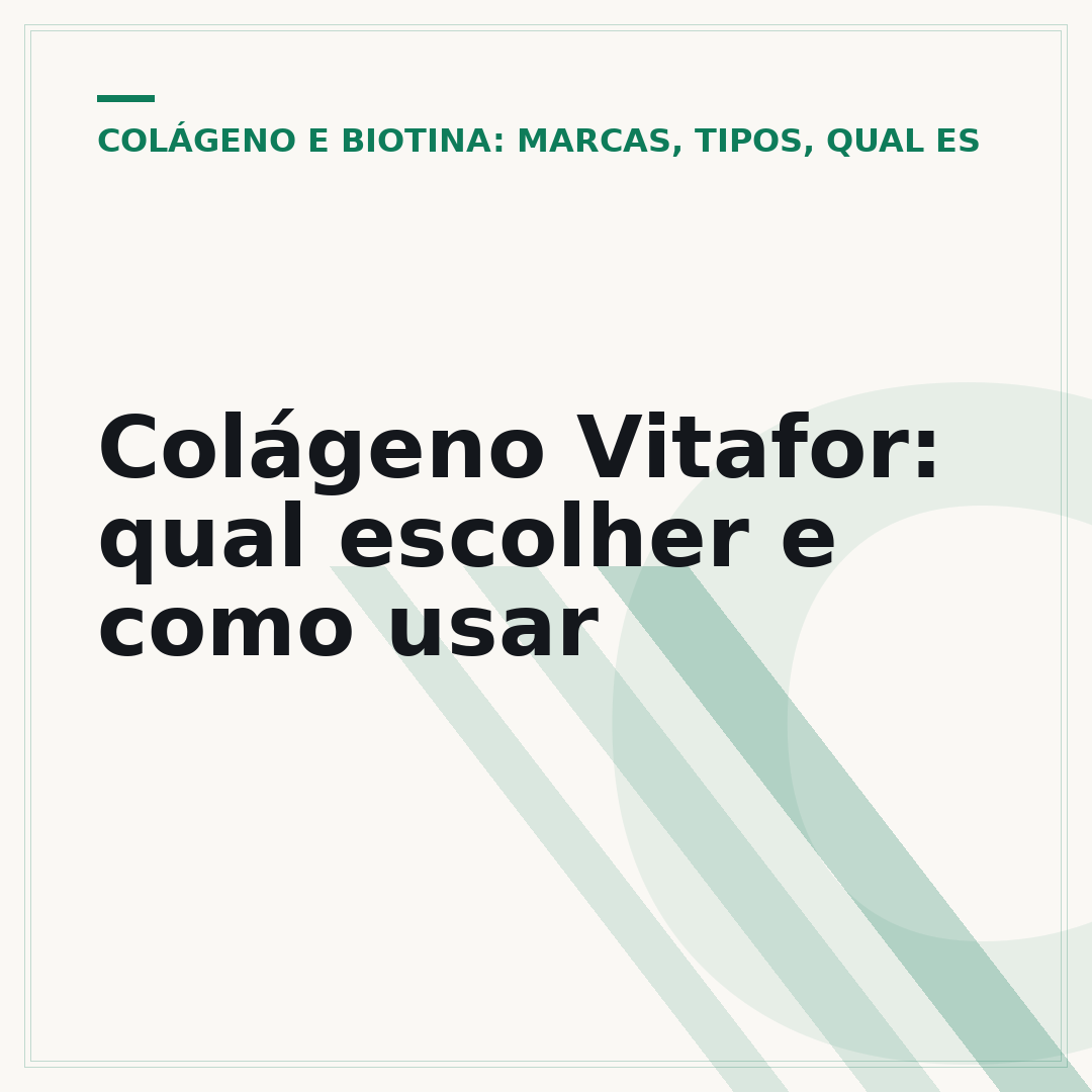 Colágeno Vitafor: qual escolher e como usar