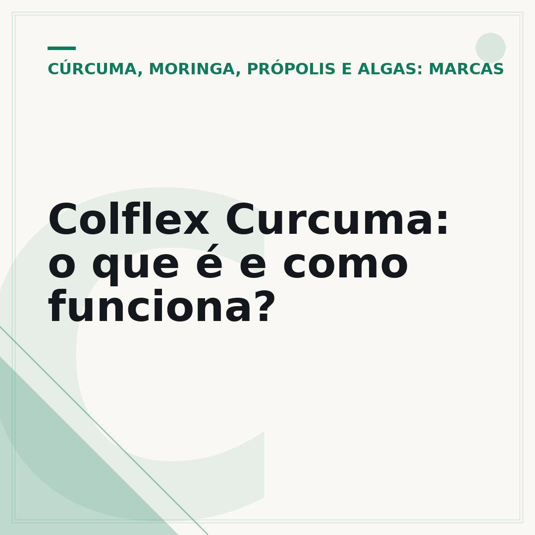 Colflex Curcuma: o que é e como funciona?
