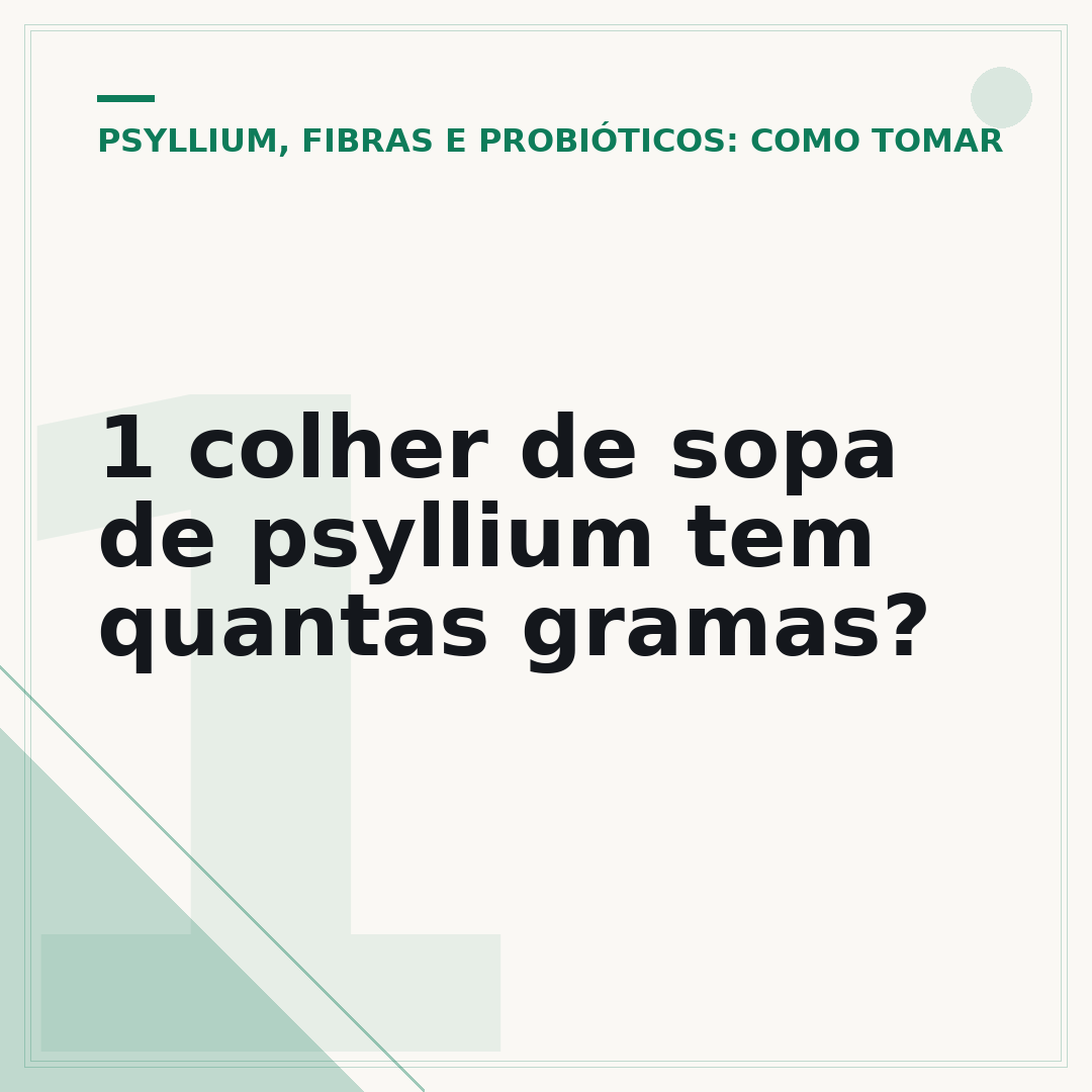 1 colher de sopa de psyllium tem quantas gramas?