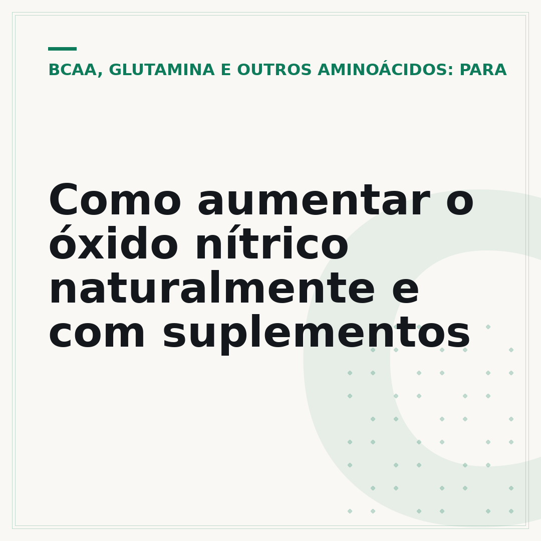 Como aumentar o óxido nítrico naturalmente e com suplementos