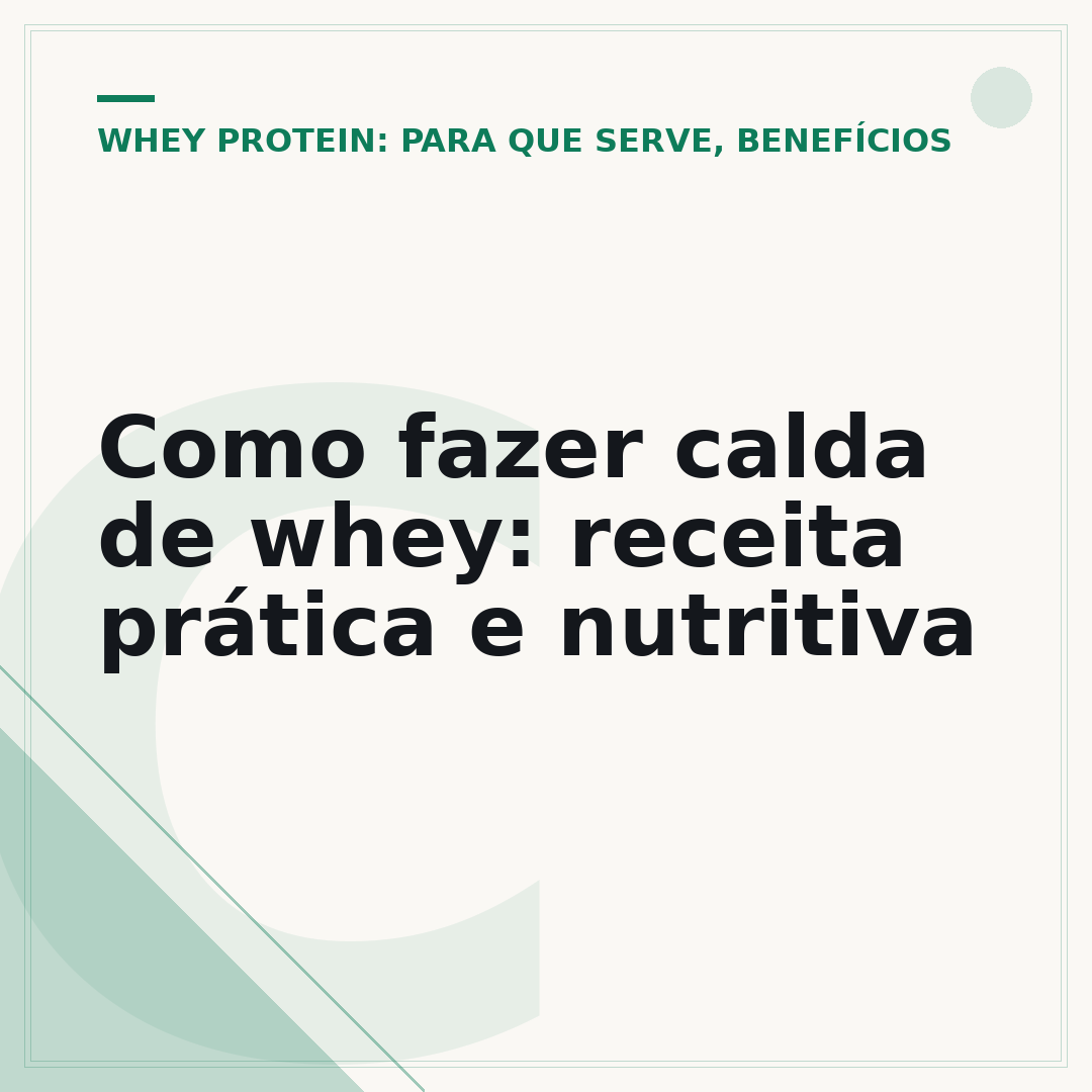 Como fazer calda de whey: receita prática e nutritiva