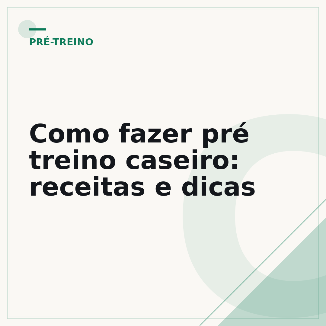 Como fazer pré treino caseiro: receitas e dicas