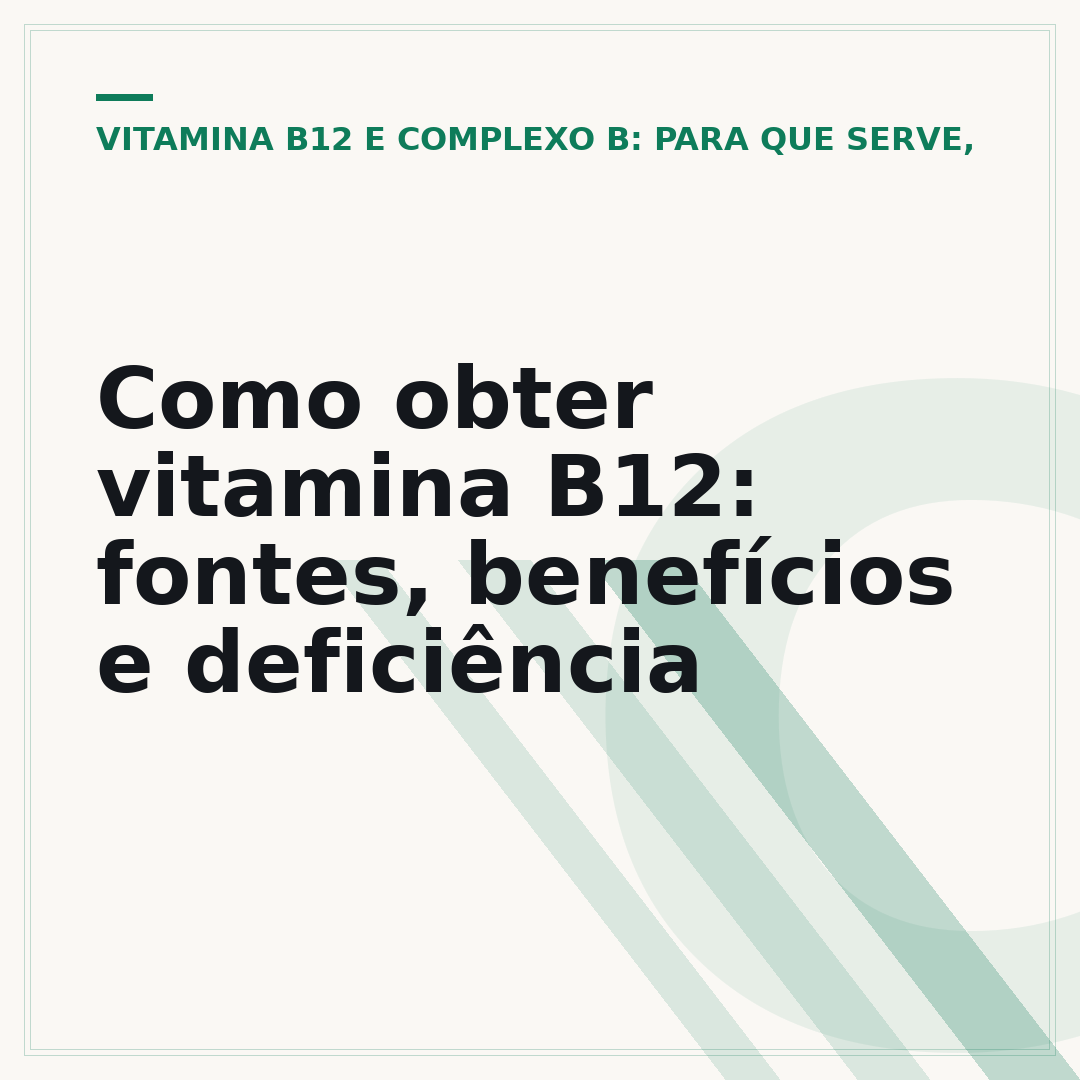 Como obter vitamina B12: fontes, benefícios e deficiência