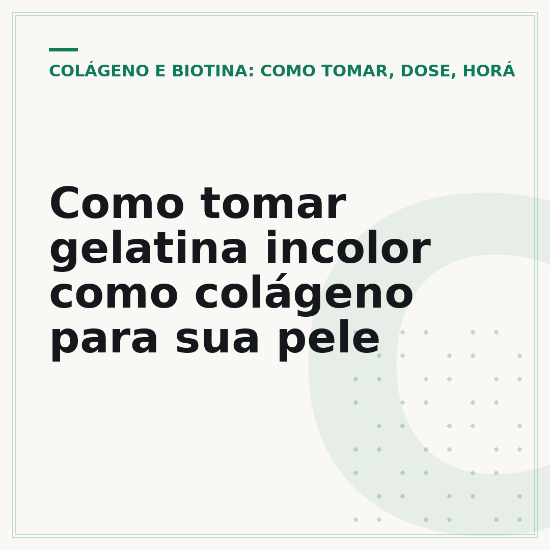 Como tomar gelatina incolor como colágeno para sua pele