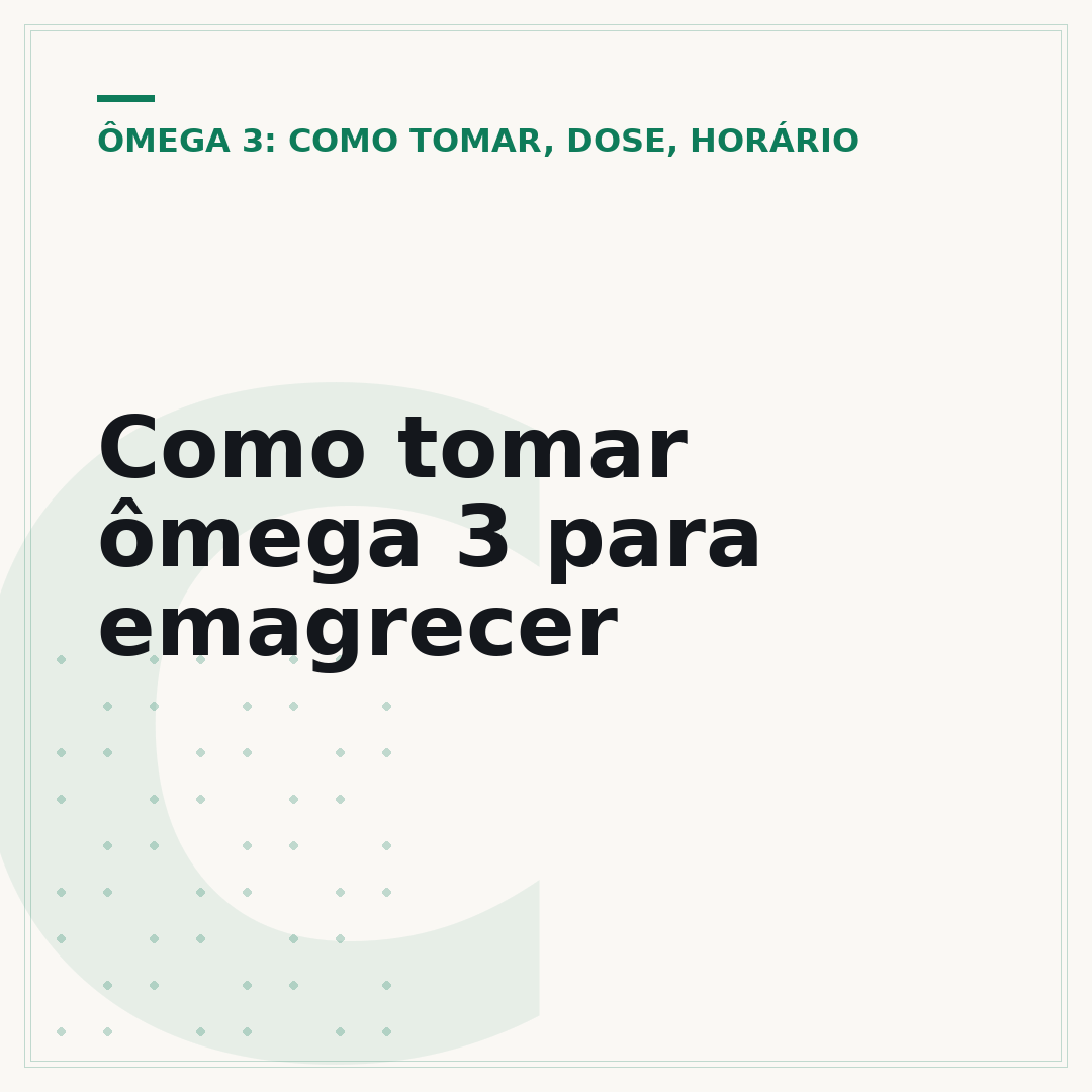 Como tomar ômega 3 para emagrecer