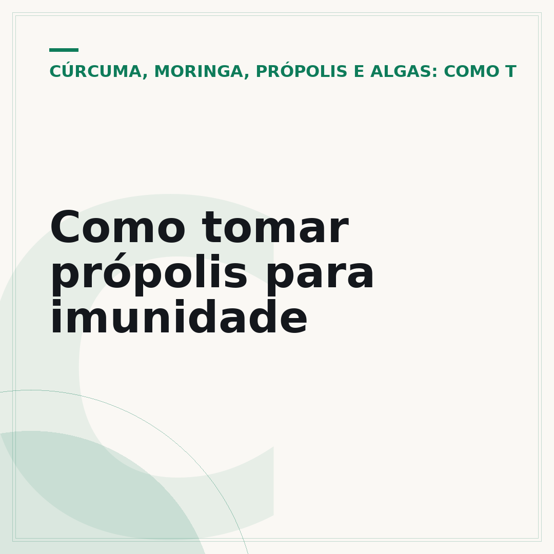Como tomar própolis para imunidade