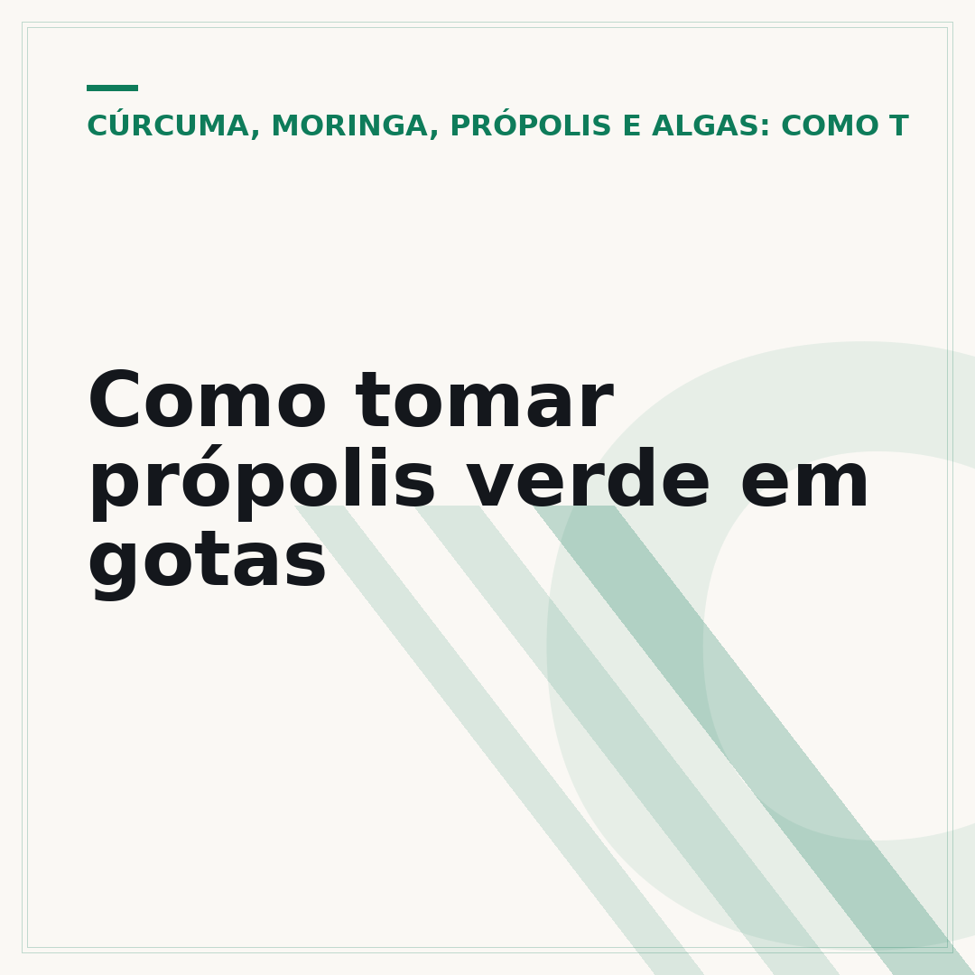 Como tomar própolis verde em gotas