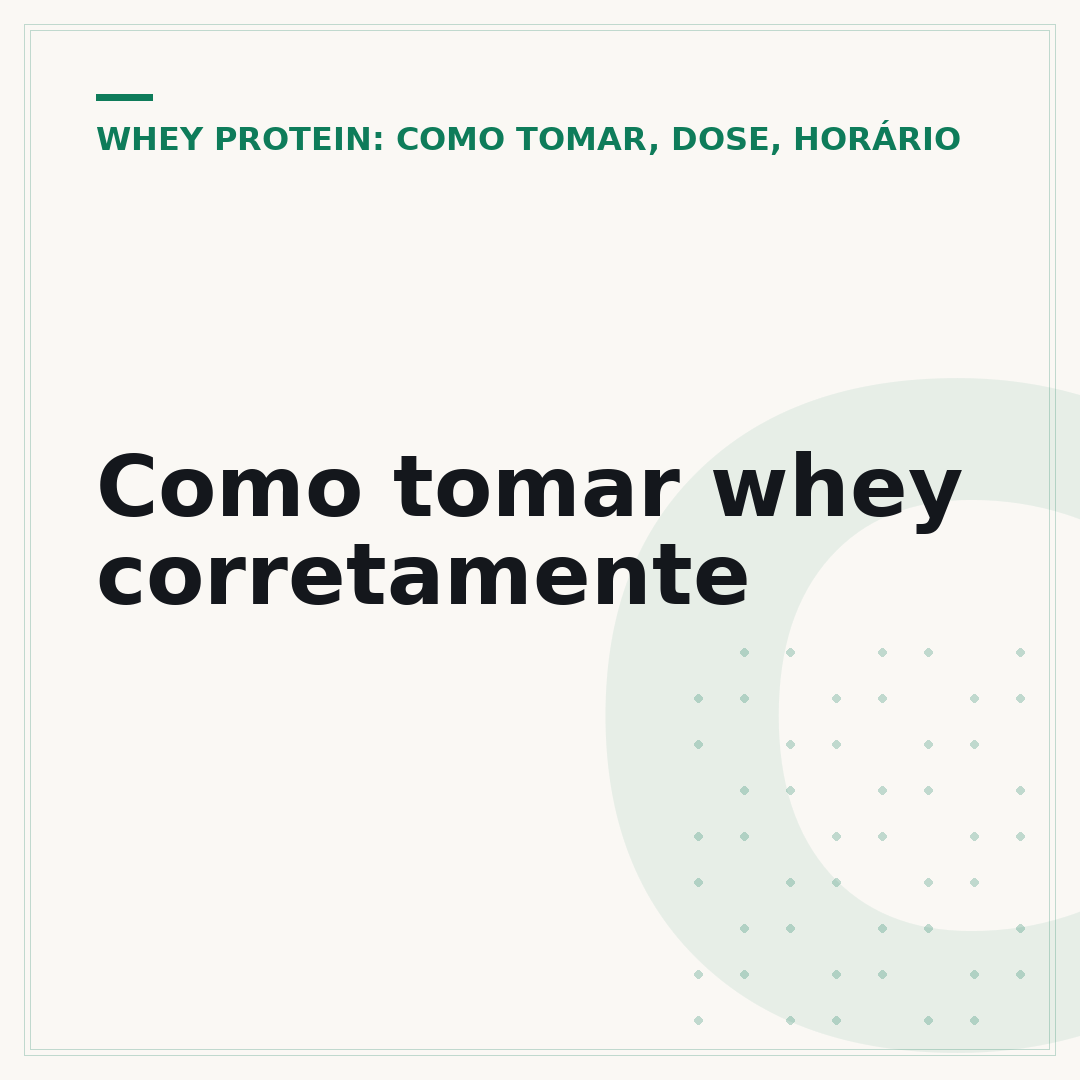 Como tomar whey corretamente