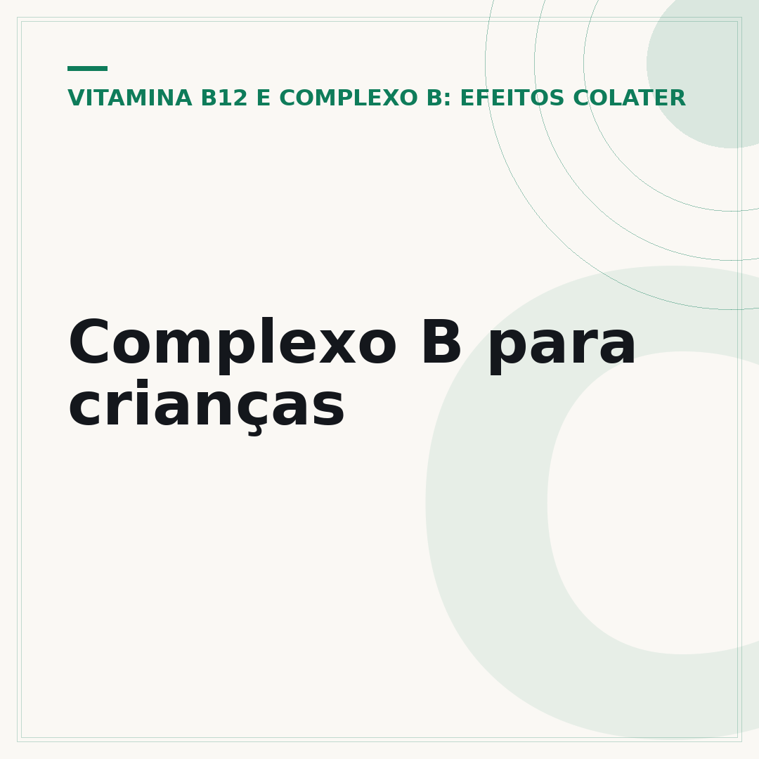 Complexo B para crianças