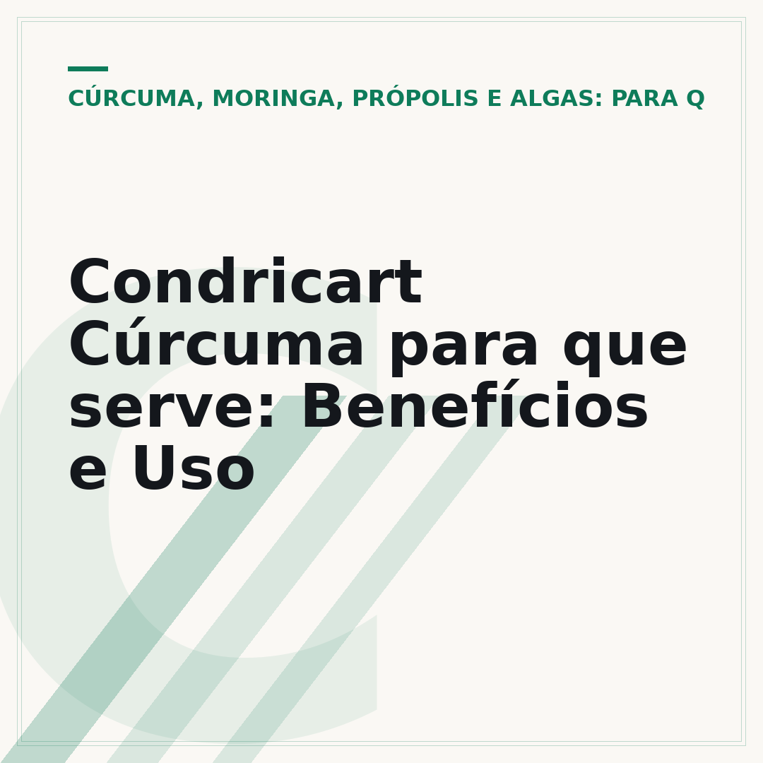 Condricart Cúrcuma para que serve: Benefícios e Uso