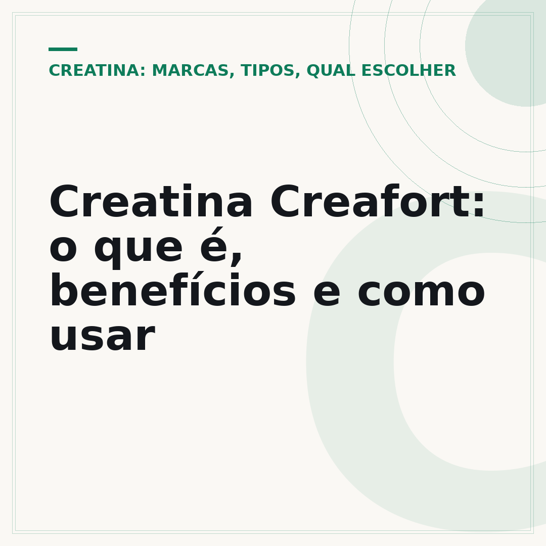 Creatina Creafort: o que é, benefícios e como usar