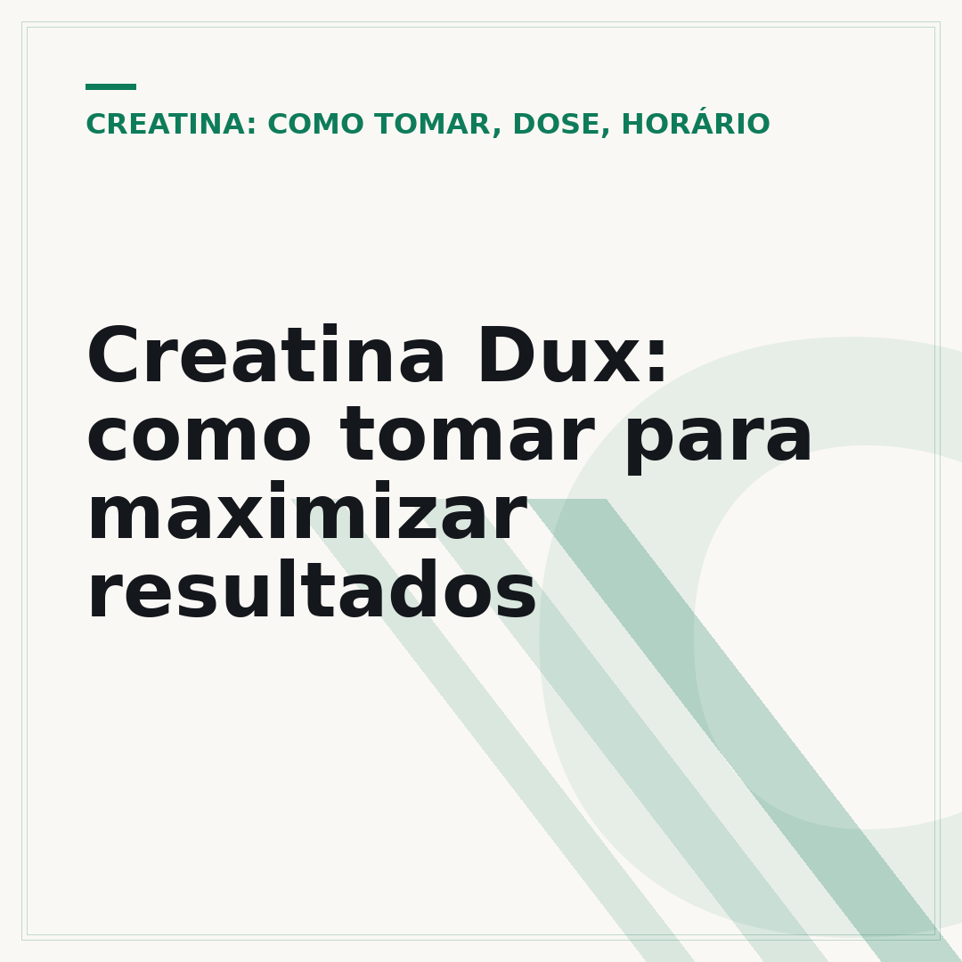 Creatina Dux: como tomar para maximizar resultados