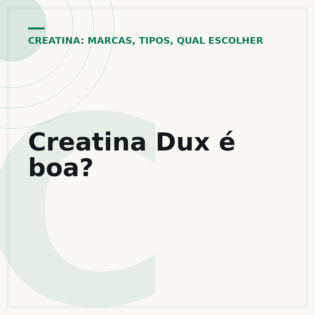 Creatina Dux é boa?