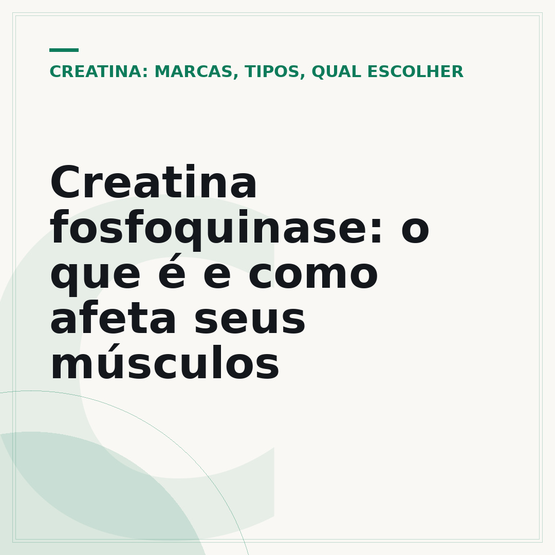 Creatina fosfoquinase: o que é e como afeta seus músculos