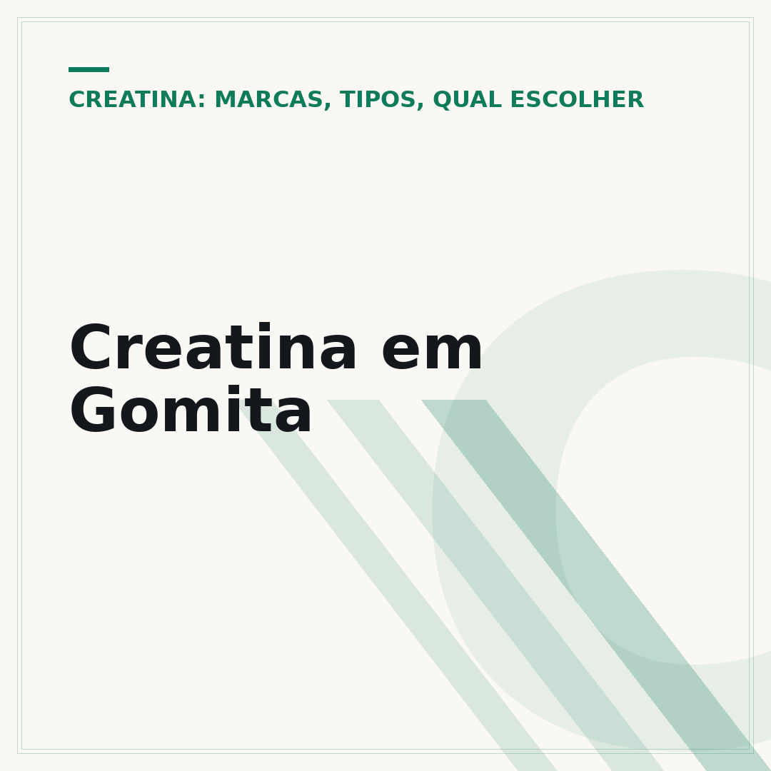 Creatina em Gomita