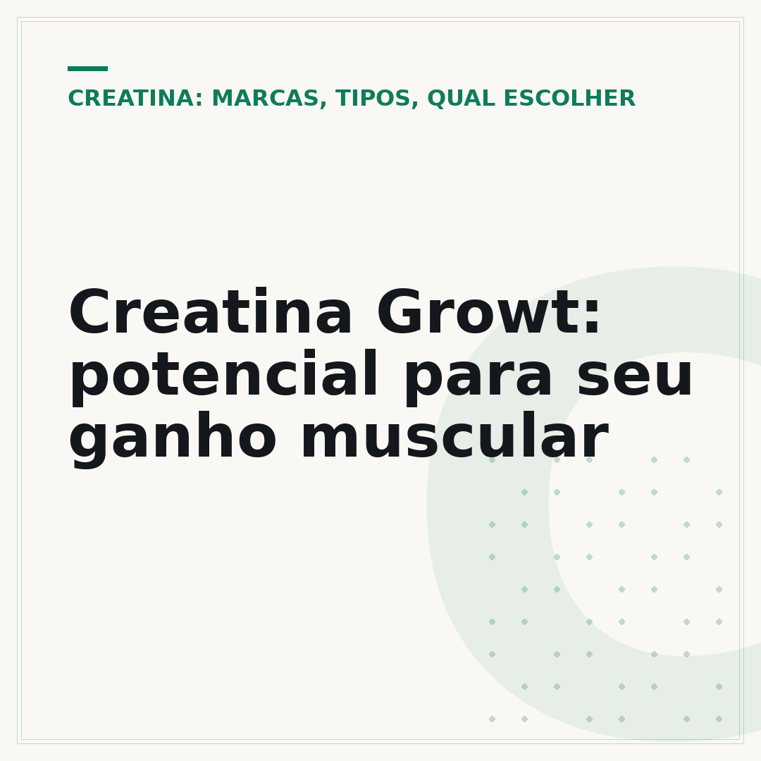 Creatina Growt: potencial para seu ganho muscular