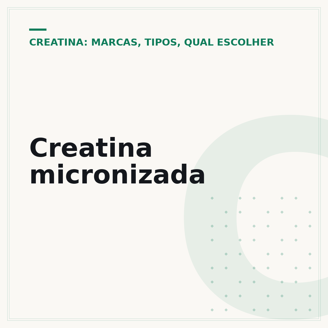 Creatina micronizada