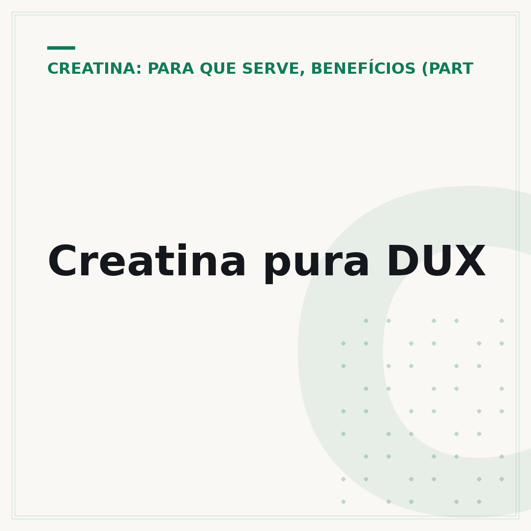 Creatina pura DUX
