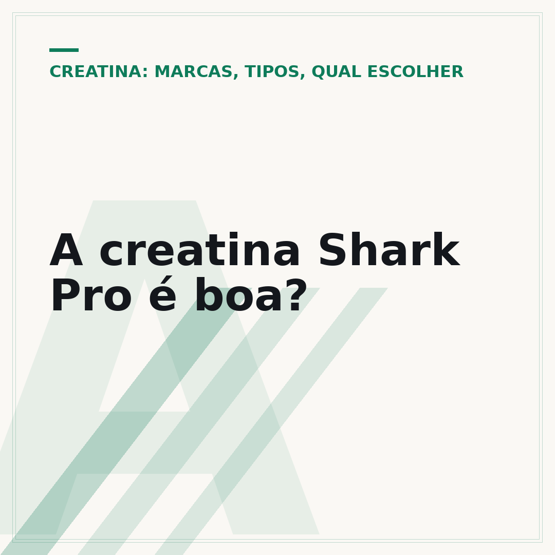 A creatina Shark Pro é boa?