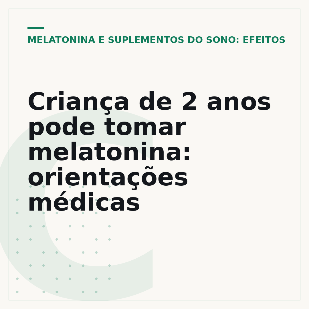 Criança de 2 anos pode tomar melatonina: orientações médicas