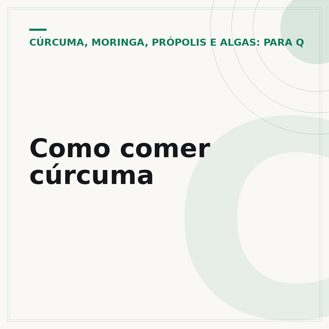 Como comer cúrcuma