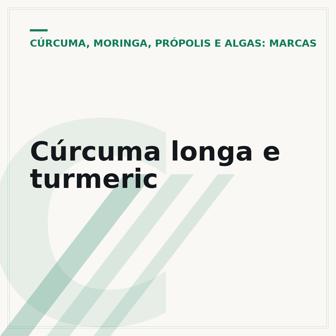 Cúrcuma longa e turmeric