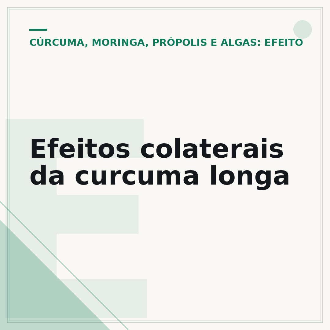 Efeitos colaterais da curcuma longa