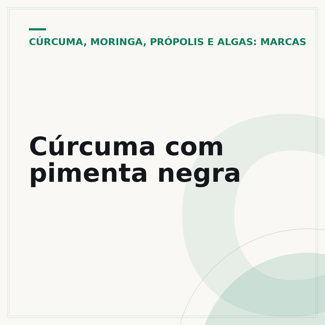 Cúrcuma com pimenta negra