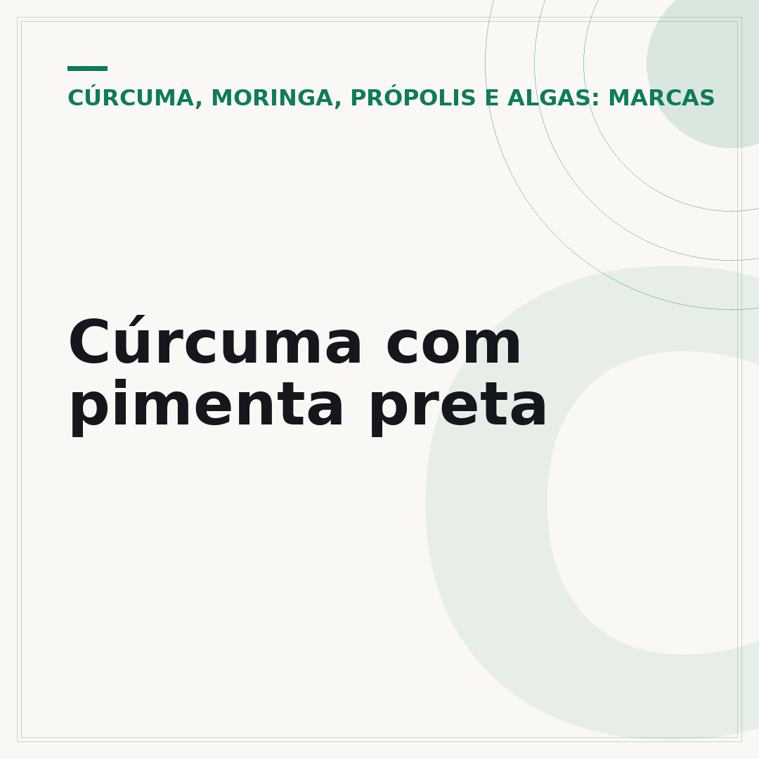 Cúrcuma com pimenta preta