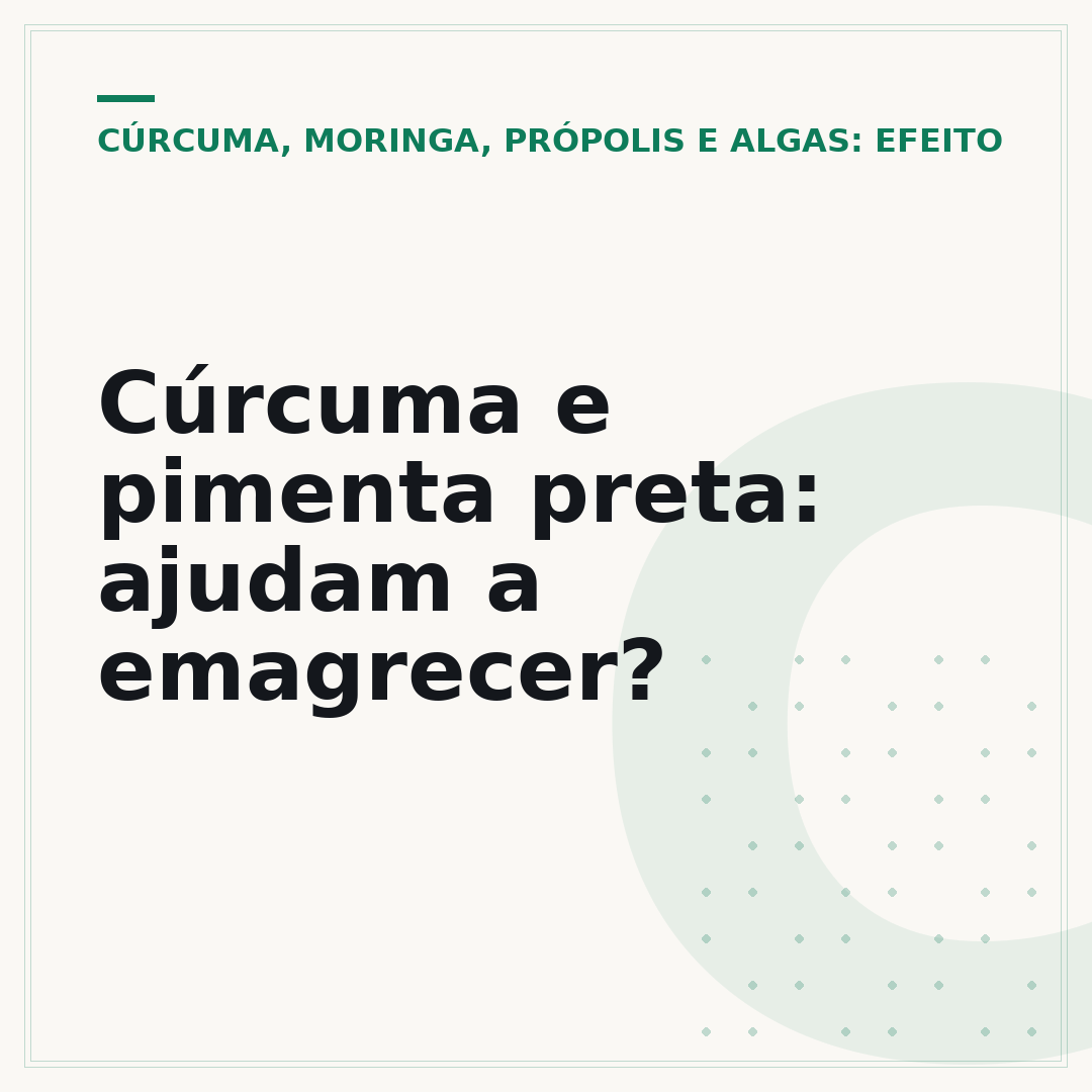Cúrcuma e pimenta preta: ajudam a emagrecer?